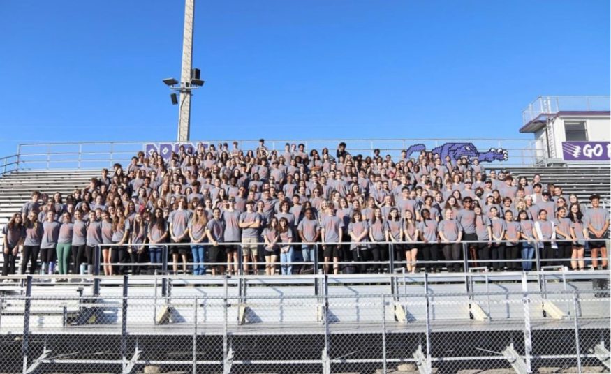 CLHS Buddies before the 2023 Special Olympics